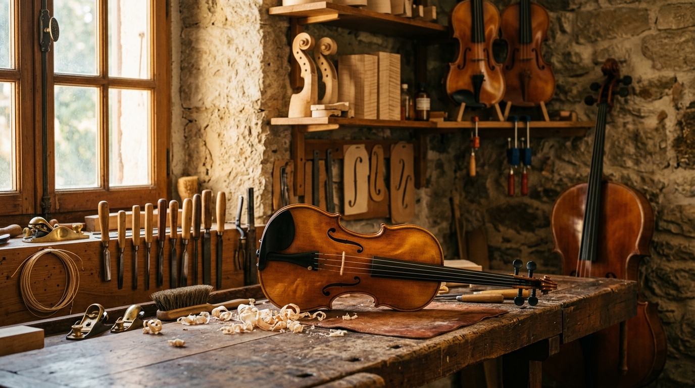 Atelier de Lutheria de João Carlos em Potiraguá, Bahia